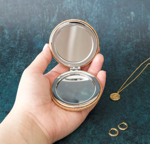 
                  
                    Personalised Initials Cork Compact Mirror
                  
                