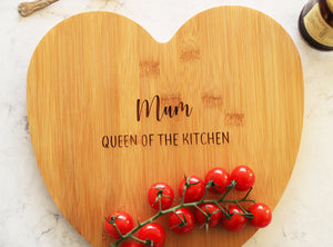 
                  
                    Mum Heart Shaped Chopping Board
                  
                
