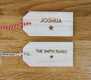 
                  
                    Personalised Christmas Gift Tag - Wooden
                  
                