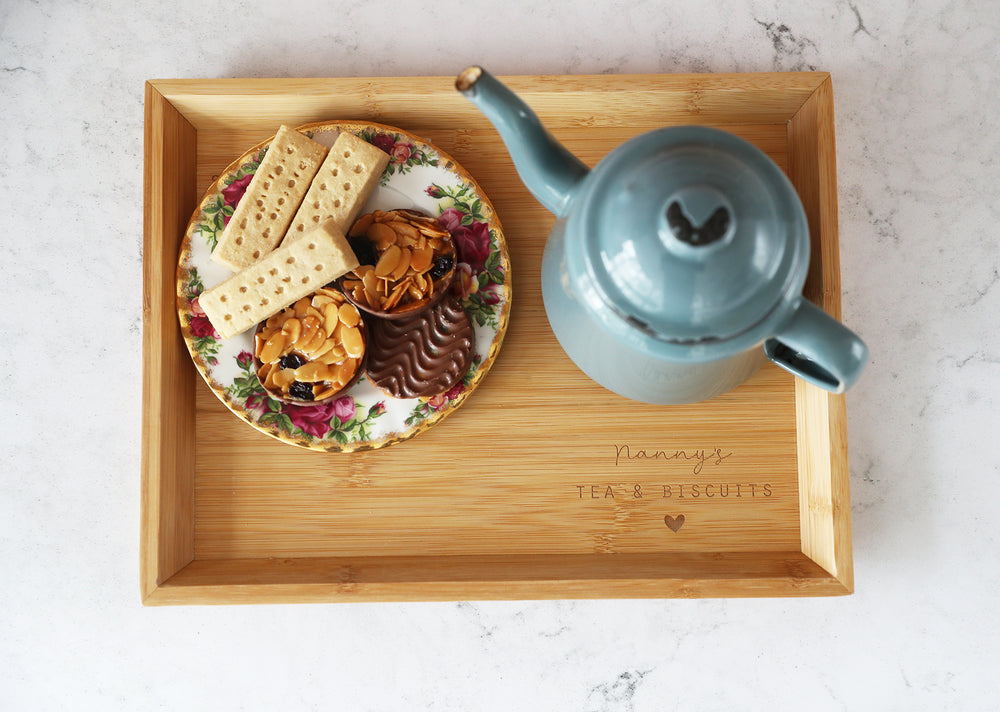 
                  
                    Personalised Tea & Biscuits Tray - Bamboo
                  
                