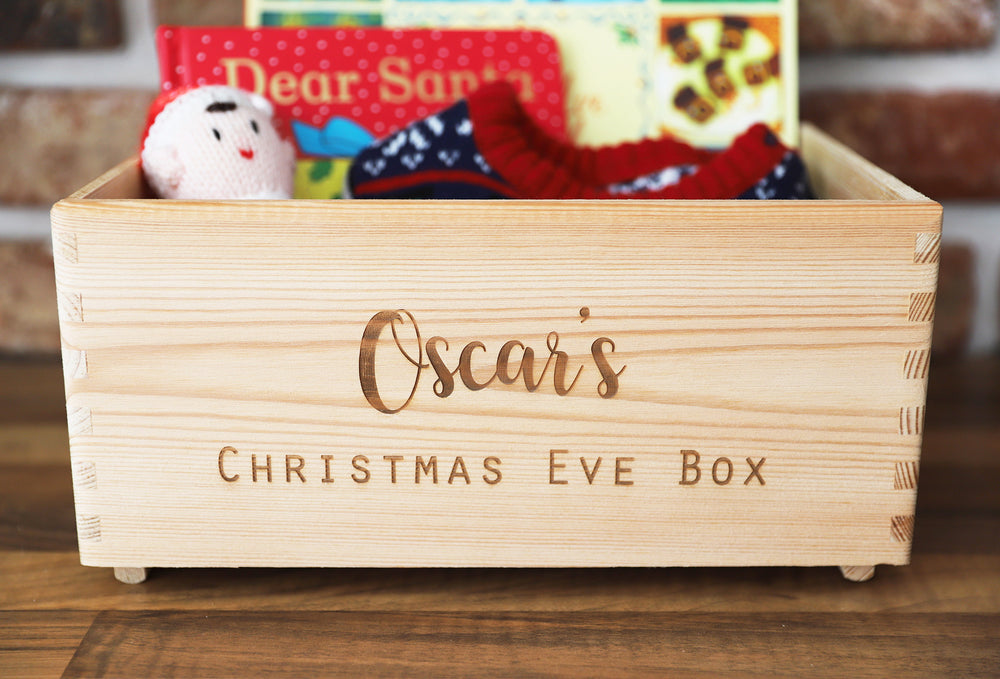 
                  
                    Personalised Christmas Eve Crate - Wooden
                  
                