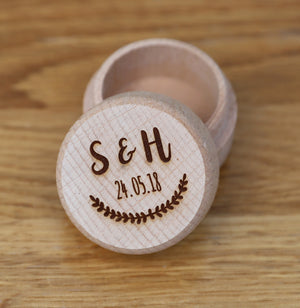 
                  
                    Personalised Wedding Day Ring Box
                  
                