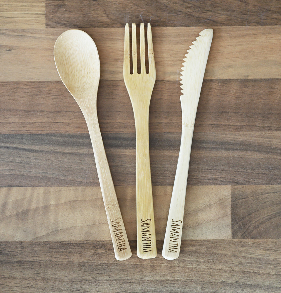 
                  
                    Personalised Cutlery - Bamboo
                  
                