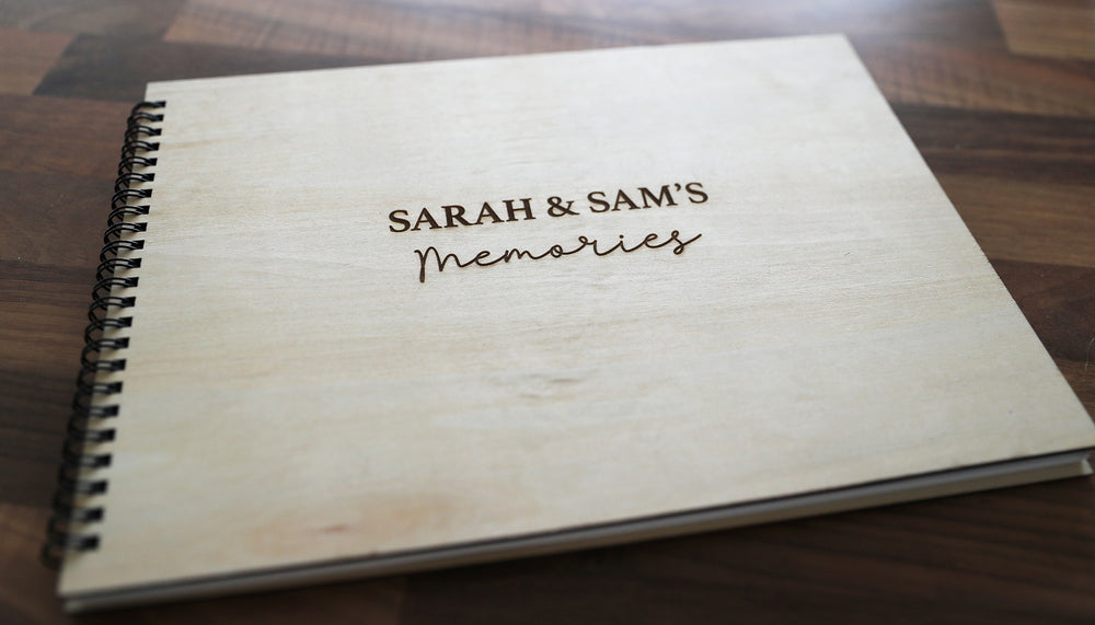 Personalised Anniversary Scrapbook - Wooden  The Willow Workshop – The  Willow Workshop UK