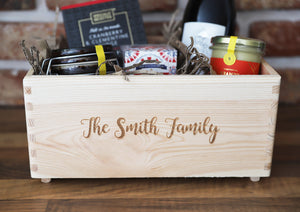 
                  
                    Personalised Family Crate - Wooden
                  
                