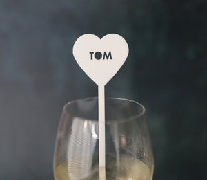 
                  
                    Personalised Heart Shaped Drink Stirrer
                  
                