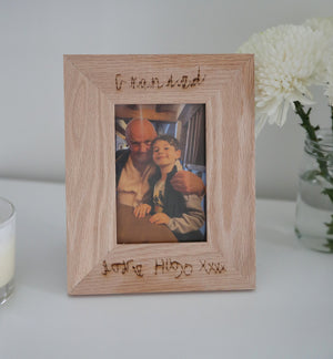 
                  
                    Personalised Handwriting Photo Frame
                  
                