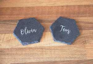 
                  
                    Personalised Pair of Coasters - Slate
                  
                